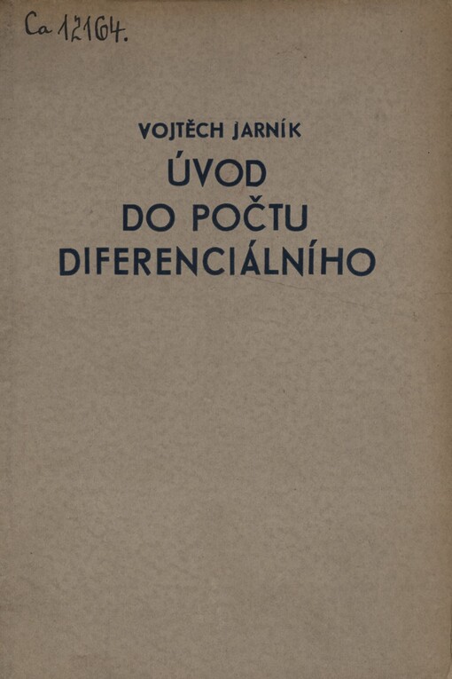 Úvod do počtu diferenciálního