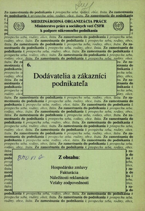 Dodávatelia a zákazníci podnikateľa