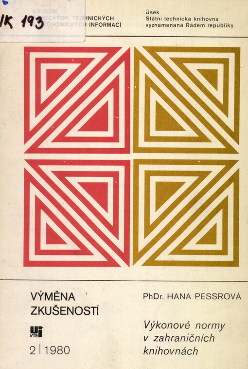 Výkonové normy v zahraničních knihovnách