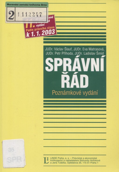 Správní řád: komentář : (poznámkové vydání)