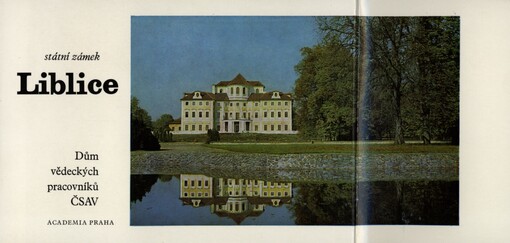 Státní zámek Liblice :dům vědeckých pracovníků ČSAV