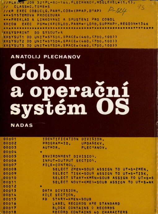 Cobol a operační systém OS