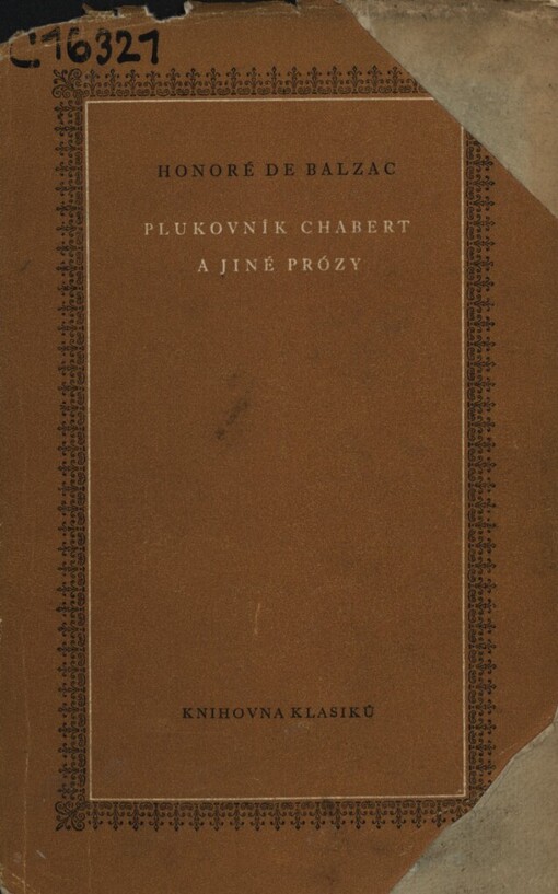 Plukovník Chabert a jiné prózy