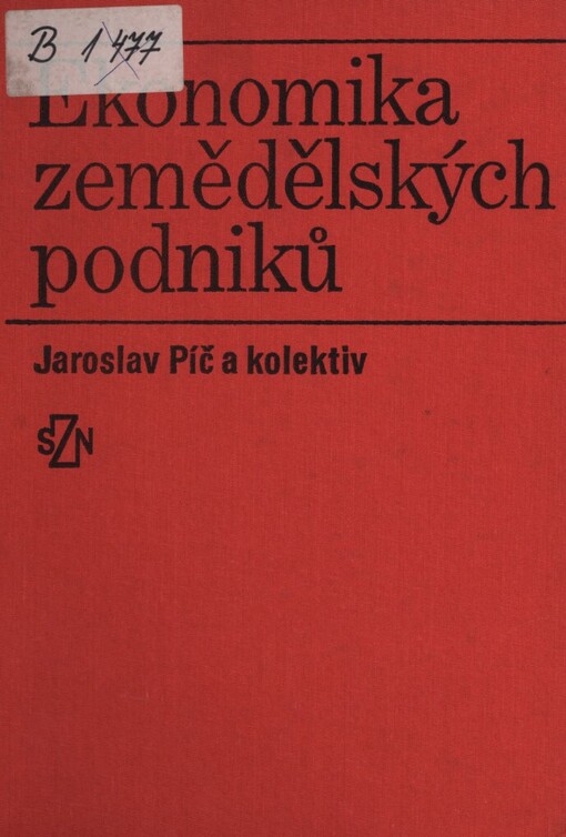 Ekonomika zemědělských podniků