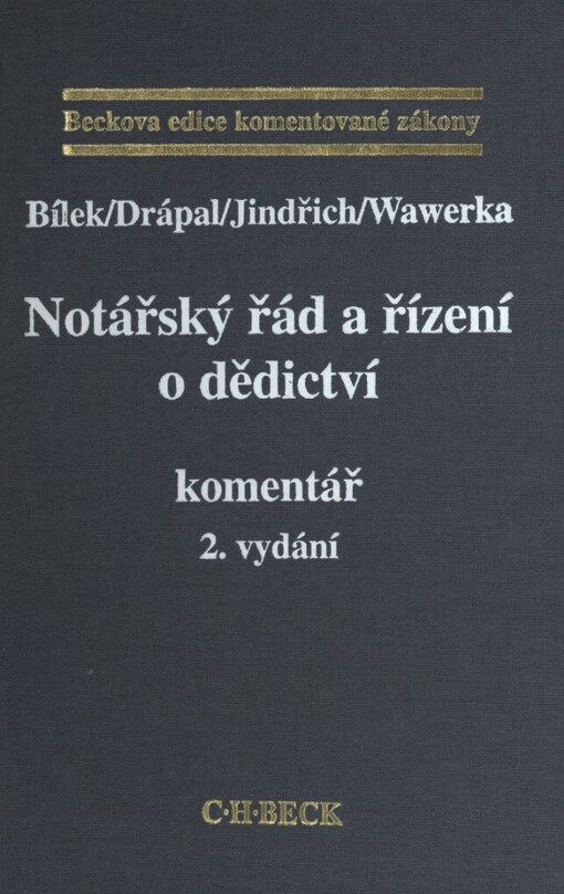 Notářský řád a řízení o dědictví: komentář