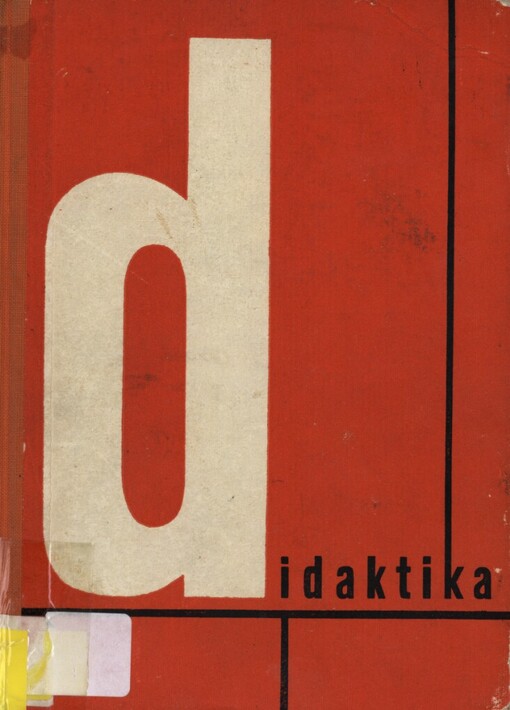 Didaktika :učeb. text pro pedagog. instituty