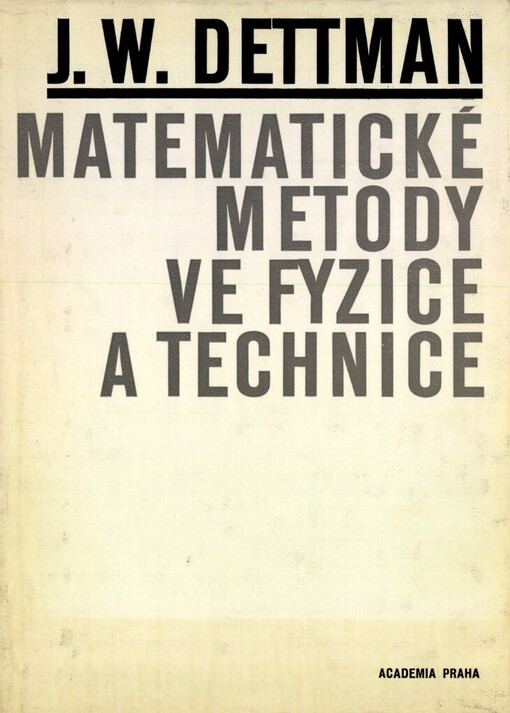 Matematické metody ve fyzice a technice