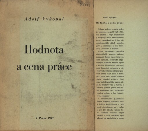 Hodnota a cena práce