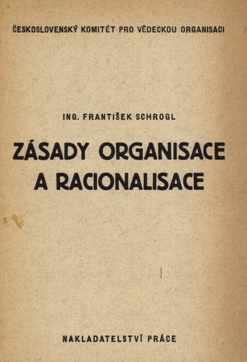 Zásady organisace a racionalisace