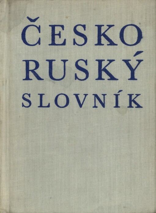 Česko-ruský slovník