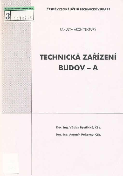 Technická zařízení budov - A
