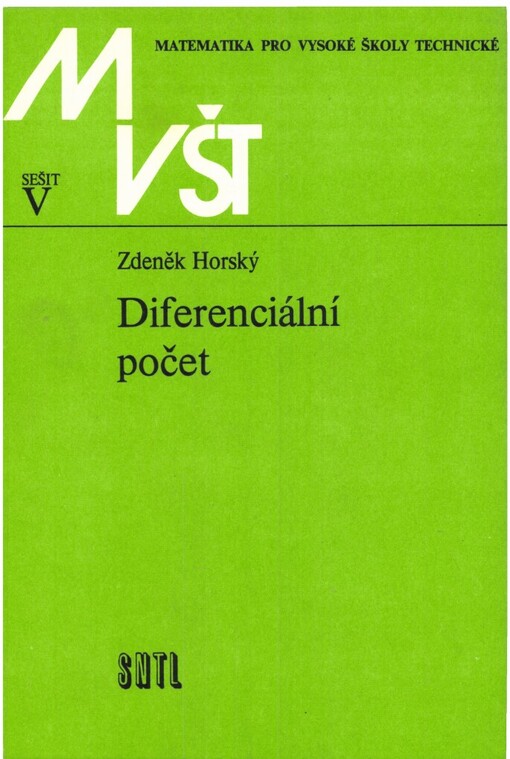 Diferenciální počet: příručka pro vysoké školy technického směru