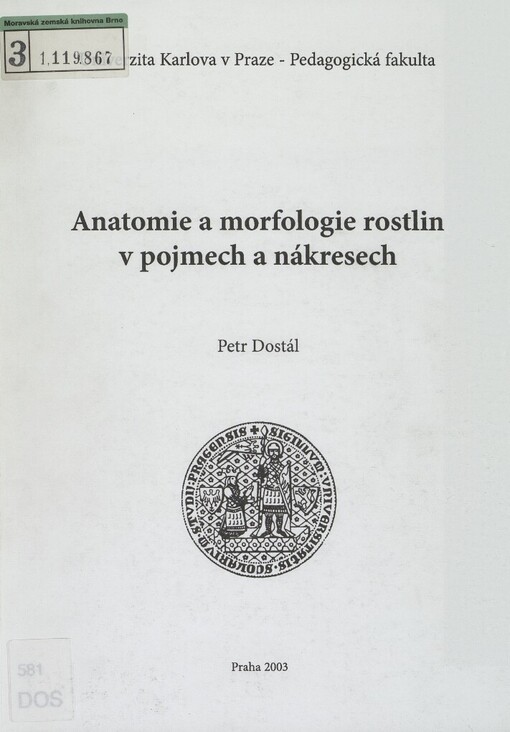 Anatomie a morfologie rostlin v pojmech a nákresech