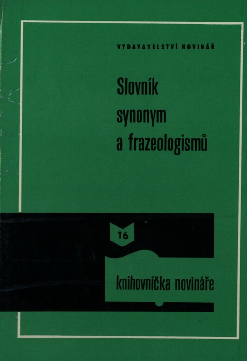 Slovník synonym a frazeologismů