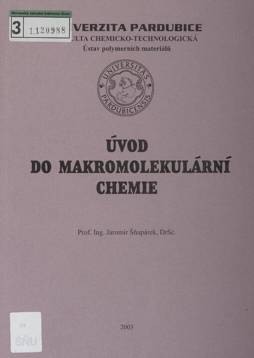 Úvod do makromolekulární chemie