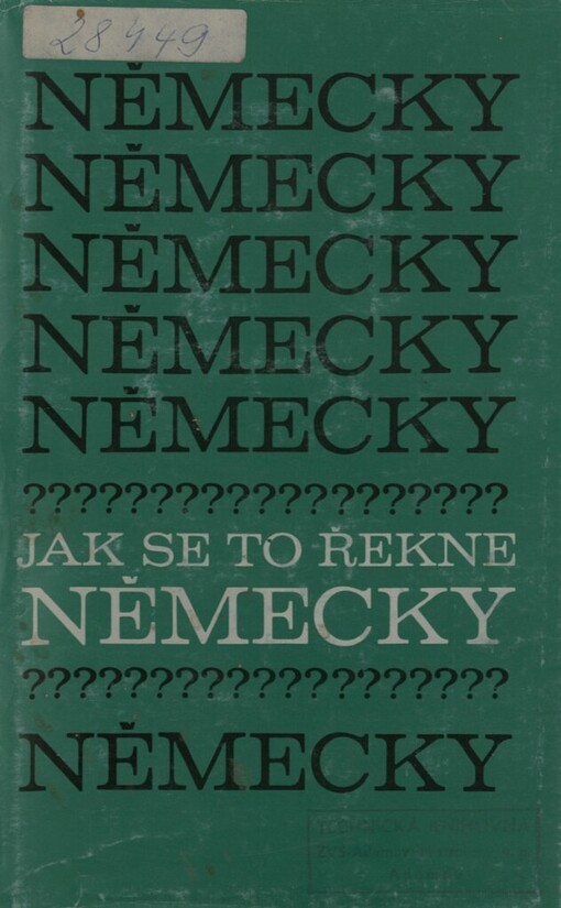 Jak se to řekne německy