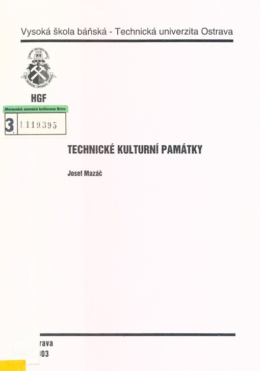 Technické kulturní památky