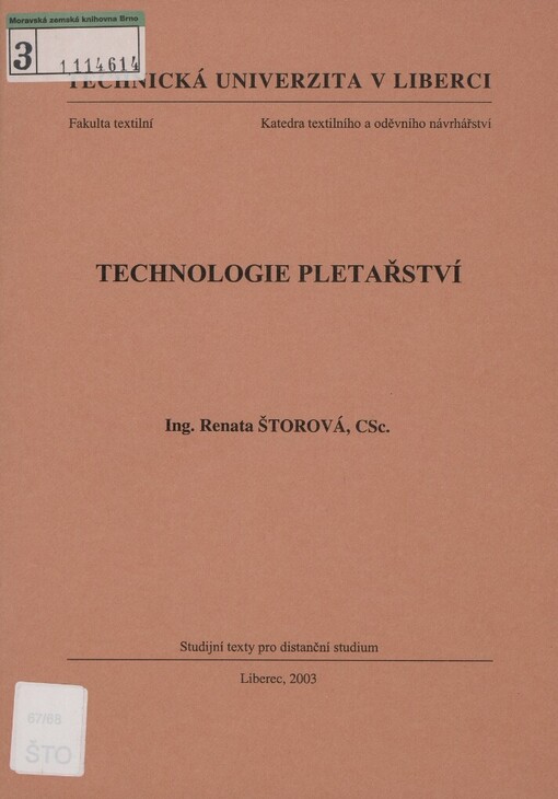 Technologie pletařství