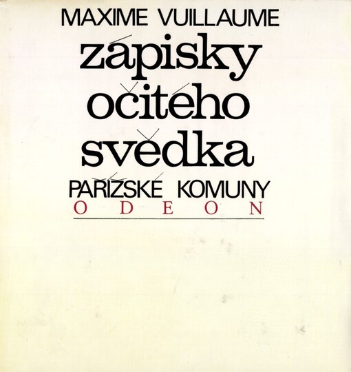 Zápisky očitého svědka Pařížské komuny