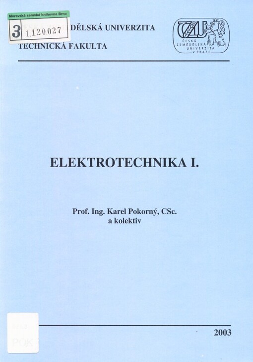 Elektrotechnika I.