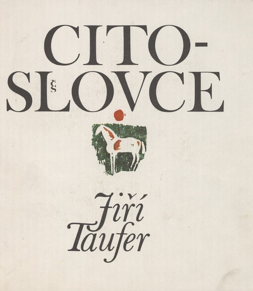 Citoslovce :Výbor z poezie