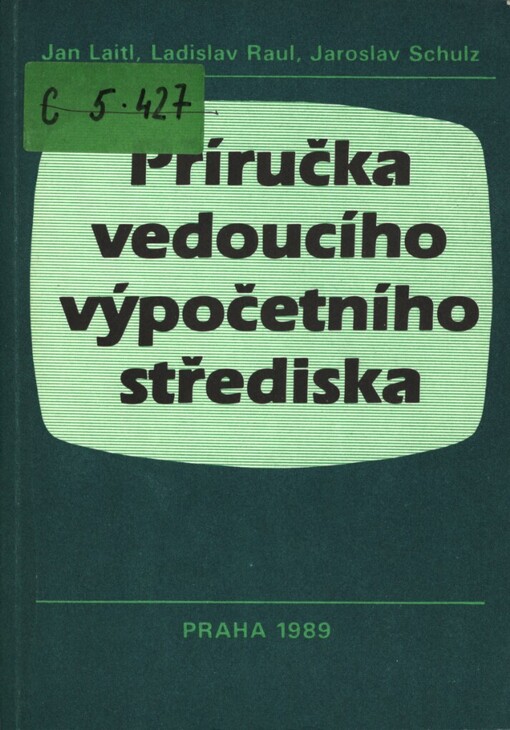 Příručka vedoucího výpočetního střediska