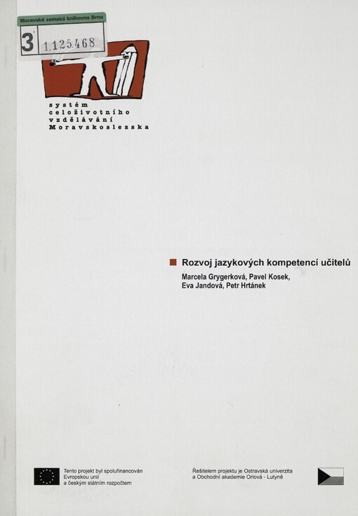 Rozvoj jazykových kompetencí učitelů :texty pro distanční vzdělávání