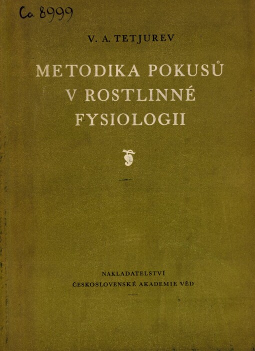 Metodika pokusů v rostlinné fysiologii