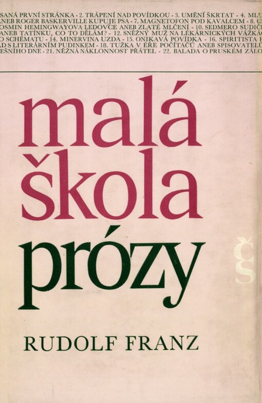 Malá škola prózy