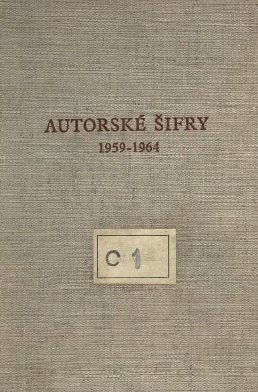 Autorské šifry v českých časopisech 1959-1964