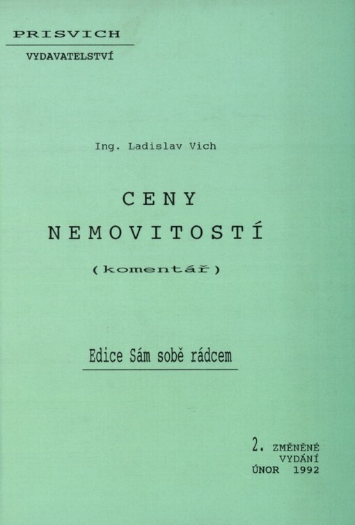 Ceny nemovitostí: Komentář