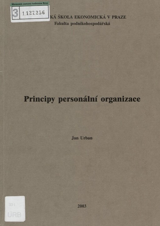 Principy personální organizace
