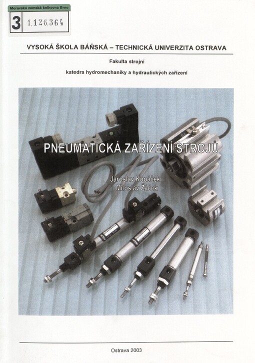 Pneumatická zařízení strojů