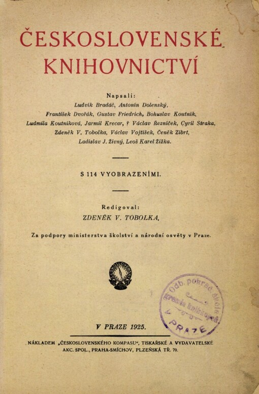 Československé knihovnictví