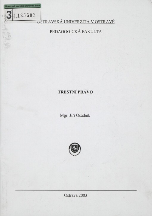 Trestní právo