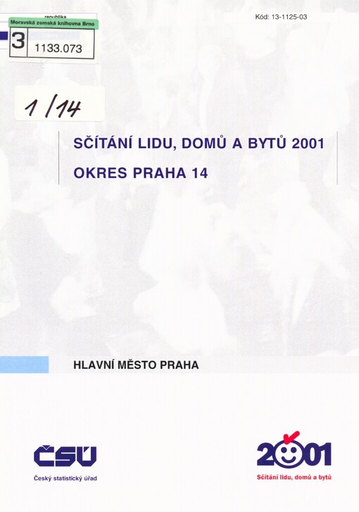Sčítání lidu, domů a bytů 2001