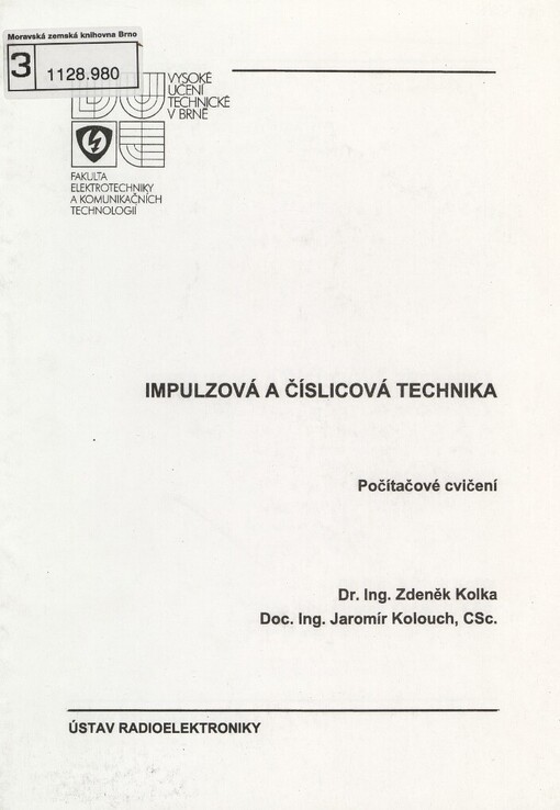 Impulzová a číslicová technika :počítačové cvičení
