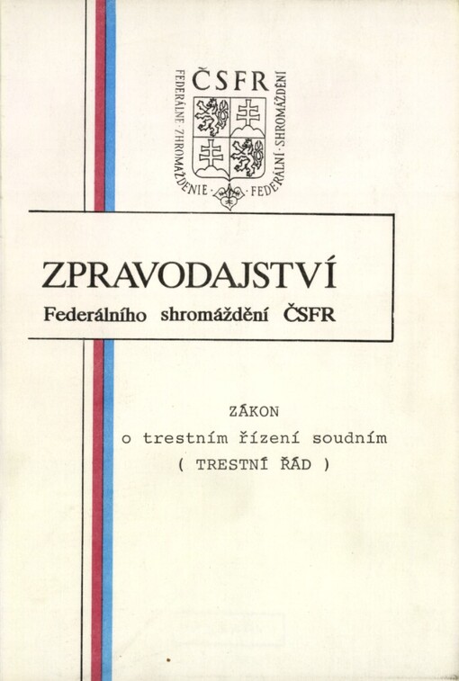 Zákon o trestním řízení soudním (trestní řád)