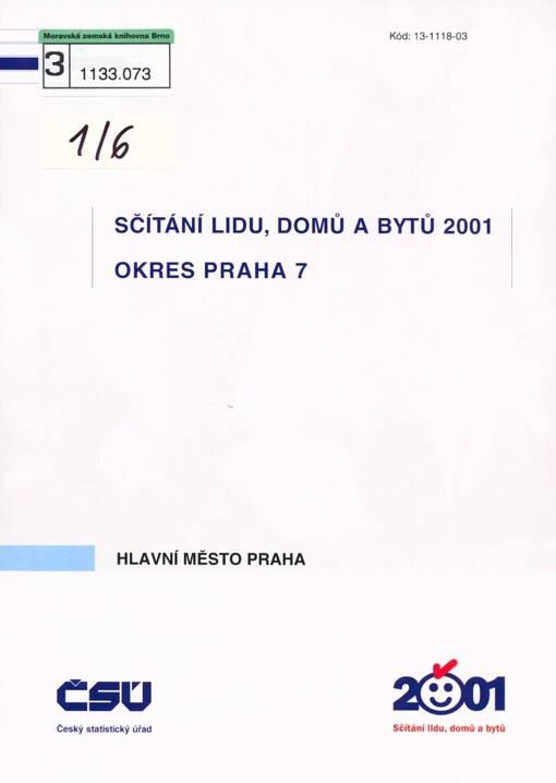 Sčítání lidu, domů a bytů 2001