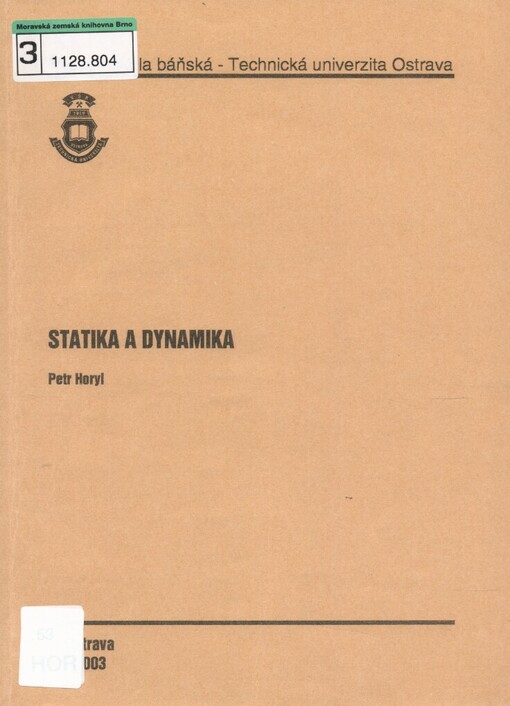 Statika a dynamika