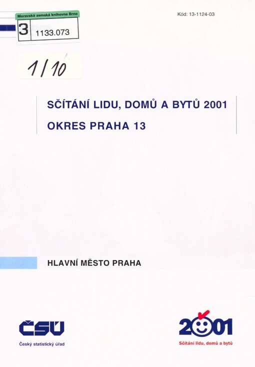 Sčítání lidu, domů a bytů 2001