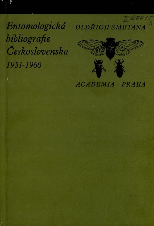 Entomologická bibliografie Československa 1951-1960