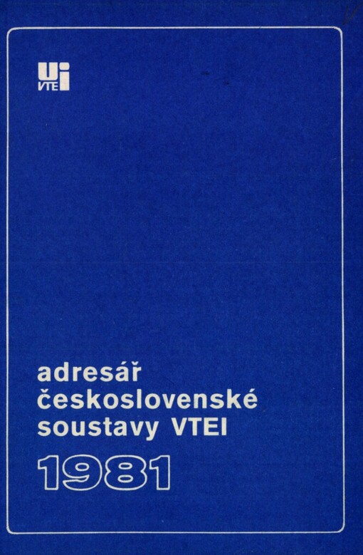 Adresář československé soustavy VTEI