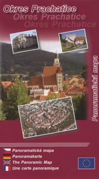 Okres Prachatice panoramatická mapa