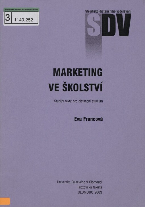 Marketing ve školství