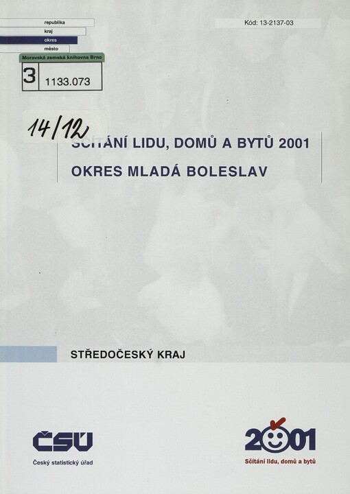 Sčítání lidu, domů a bytů 2001
