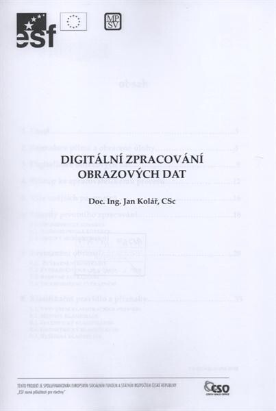 Digitální zpracování obrazových dat