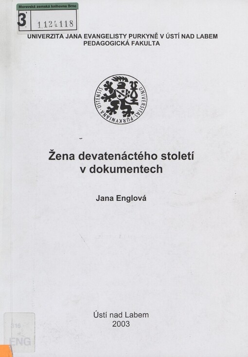 Žena devatenáctého století v dokumentech
