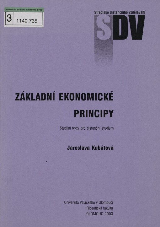 Základní ekonomické principy