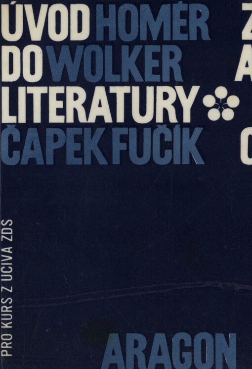 Úvod do literatury :pro kurs z učiva základní devítileté školy